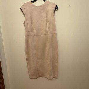 Ann Taylor Cream Midi Dress